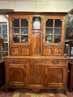 18th C. French Louis XVI Walnut Buffet A Deux Corps by 