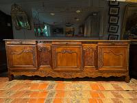 19th C. French Walnut & Cherry Enfilade by 