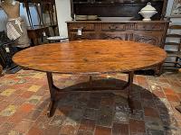 19th C. French Wine Table by 