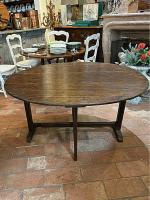 French Oak Wine Table by 