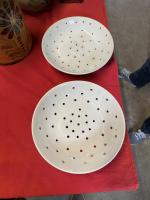 French Glazed Faience Egouttoire by 