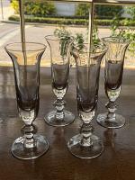 Set/4 Tulip-Shaped Champagne Flutes by 