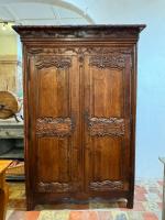18th C. French Mixed Wood Louis XIV Armoire by 