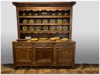 18th C. French Oak LXV Vaisselier by 
