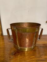 French Copper & Brass Grain Measure by 