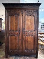 18th C. French Mixed Wood Louis XIV Armoire by 