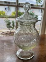 French Hand-Blown Glass Bon-Bon Jar by 