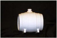 White Porcelain Vinegar Cask by None None