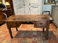 18th C. French Walnut Desk by 