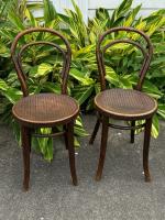 Pair of Early 20th C. Thonet Side Chairs by 