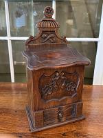 19th C. French Wooden Salt Box by 