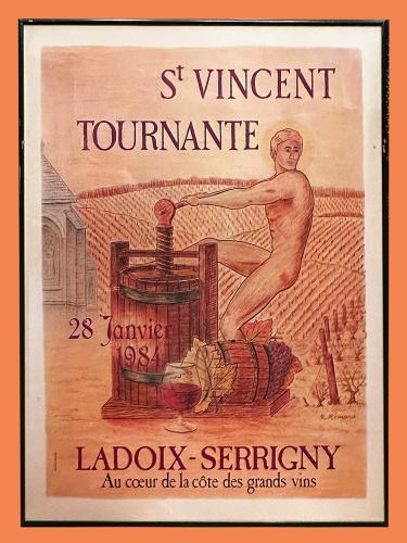 French Poster:St. Vincent Tournante in Ladoix-Serrigny Festival by 