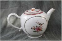 18th C. Chinese Export Tea Pot with Lid by None None
