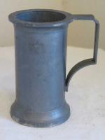 Small French Pewter Tankard by 