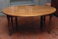 18th C. French Dining Table with Jacob Legs by 