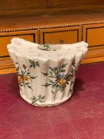 18th C. French Faience Flower Vase by 