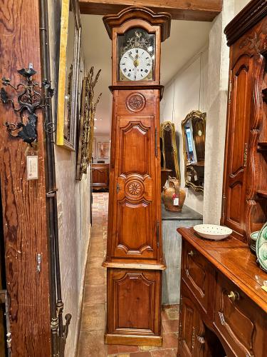 18th C. French Long Case Clock by 