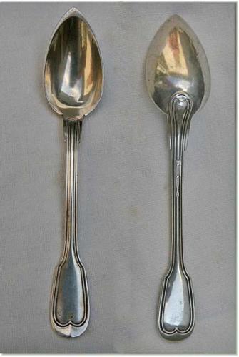 French Silver Plate Teaspoon by None None