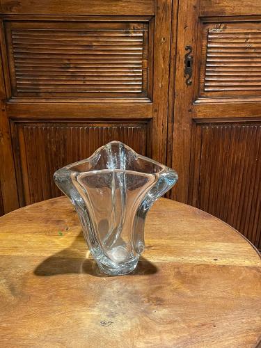 French Glass Flower Vase by 