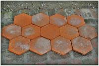 Early 19th C. Hexagonal Tiles by None None