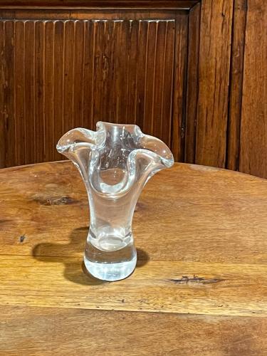Small French Glass Vase by 