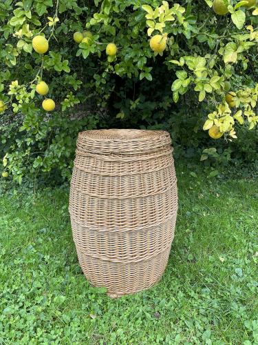 Vintage French Laundry Basket by 