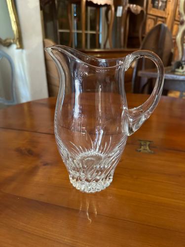 French Crystal Pitcher by 