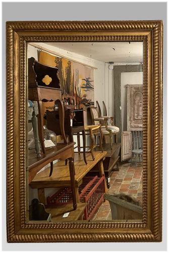 19th C. French  Rectangular Louis Philippe Mirror by 