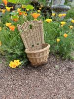 Small French Wicker Grape Harvest Basket by 
