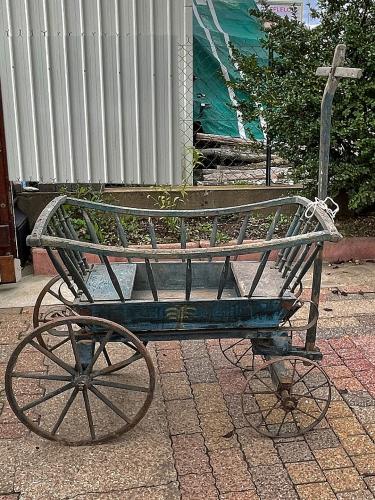 19th C. French Wagon by 