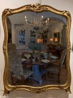19th C. French Napoleon III Mirror by 