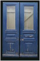 Pair of French Wood & Glass Doors . by None None