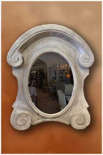 French Mirror Made from A Window Frame by 