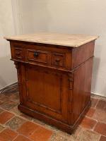 Turn of 19th-20th C. French Maple Veneer Dressing Table by 