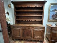 18th C. French Oak LXV Vaisselier by 