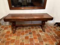 19th C. French Butcher Table by 