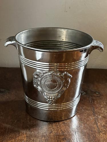 French Silverplate Champagne Bucket by 