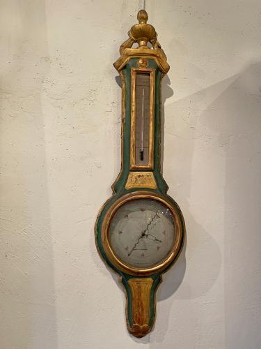 19th C. French Barometer by 