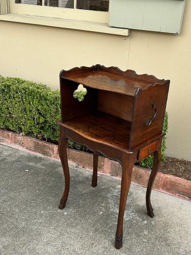 19th C. French Walnut LXV Side Table by 