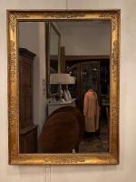 19th C. French Empire Gilded Mirror by 