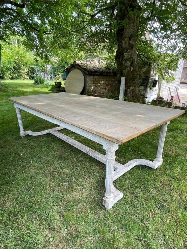 French Custom-Made Farm Table by 