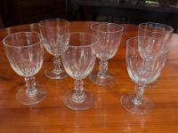 Set/6 French Wine Glasses by 