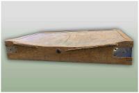 19th C. French Wooden Butcher Block by 
