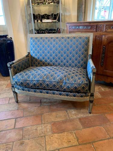 18th -19th C. French Upholstered Canape by 
