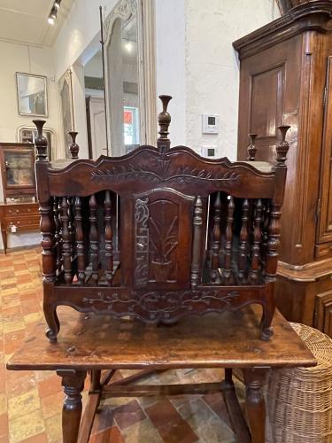 18th C. French Walnut Panetiere by 