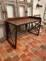 French Metal Table-Desk by 
