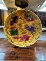 Round Sarreguemines Platter by 