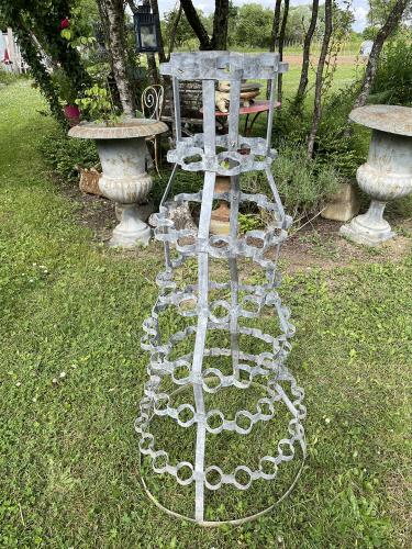 French Tole Bottle Drainer by 