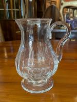 Turn of the 19th/20th C. French Crystal Pitcher by 