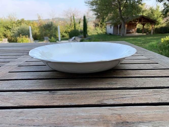 French White Porcelain Bowl by 